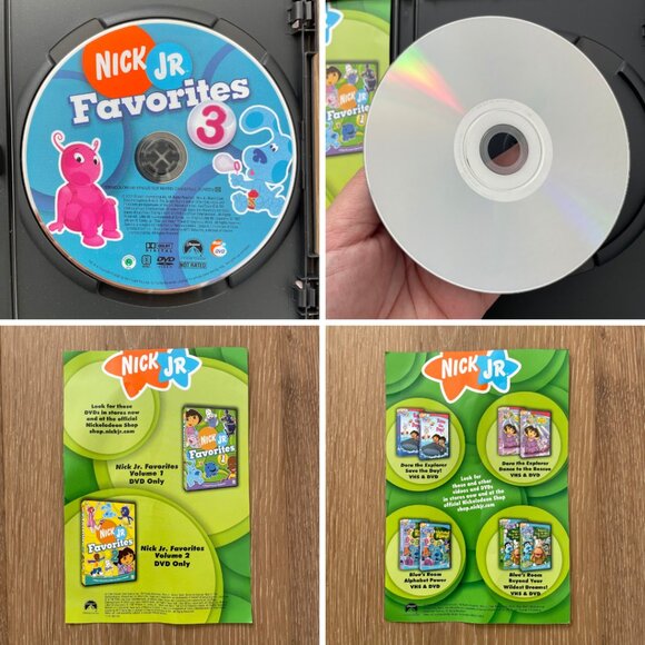 Vintage Nickelodeon Nick Jr Favorites 1, 2, 3 DVD Movie 2005 2006 Blue’s Clues - Picture 6 of 7